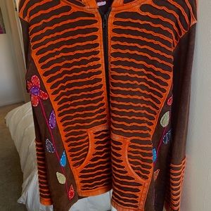 Handmade hippie light jacket